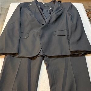 Evan Picone Charcoal Suit